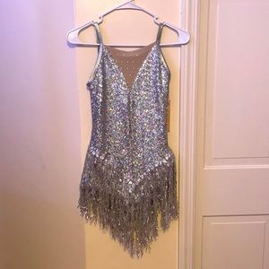 Sequenced Weissman Dance Costume. Size SA.